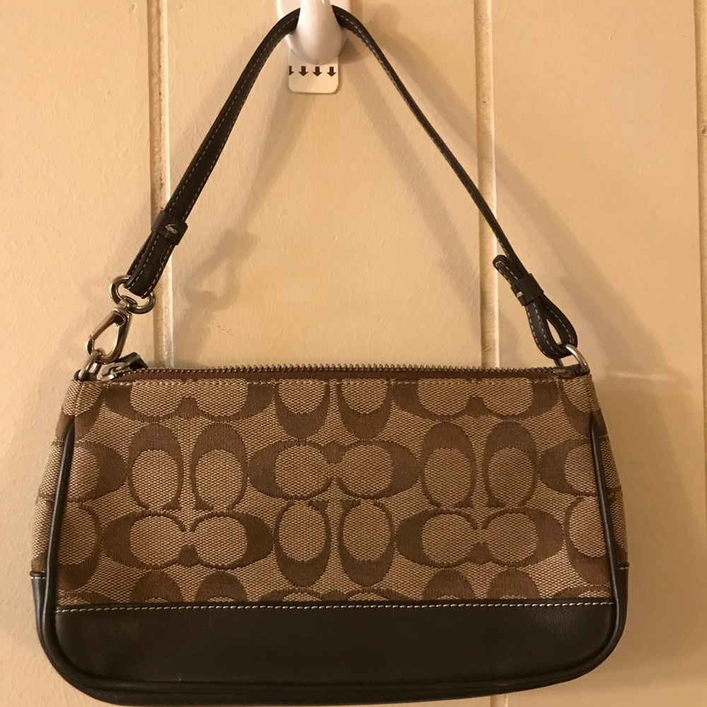 Coach Signature Demiportion Accessory Pouch